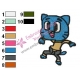Gumball Watterson Embroidery Design